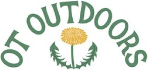 OT outdoors logo with a picture of a dandelion